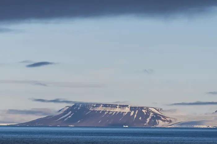 Framed Print : Flat Table Mountains Covered with Ice Print, Franz Josef Land Framed Print : Flat Table Mountains Covered with Ice Print, Franz Josef Land