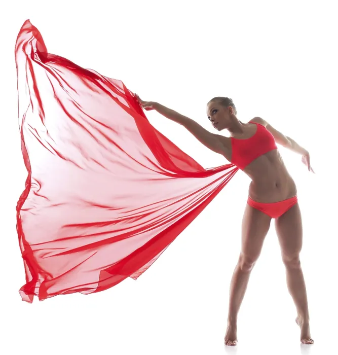Framed Print : Flexible Dancer Print in Studio