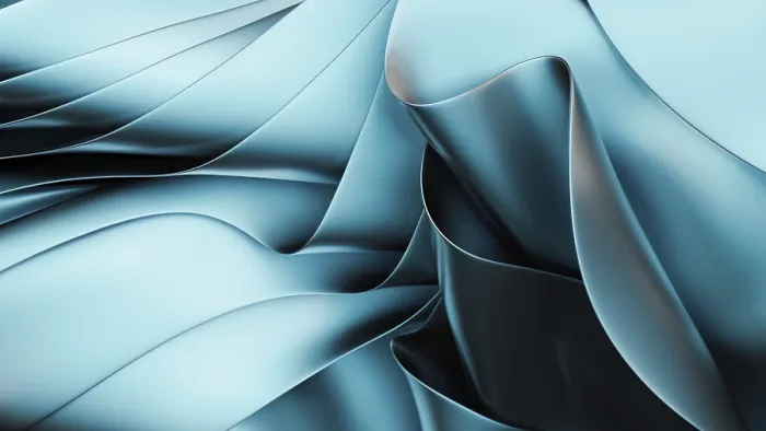 Framed Print : Metallic Blue Abstract Print in 3D Framed Print : Metallic Blue Abstract Print in 3D