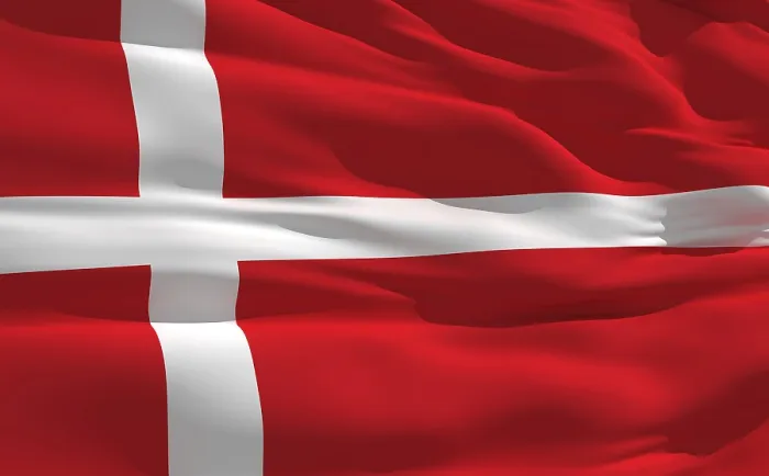 Framed Print : Fluttering Flag of Denmark on the Wind Print Framed Print : Fluttering Flag of Denmark on the Wind Print