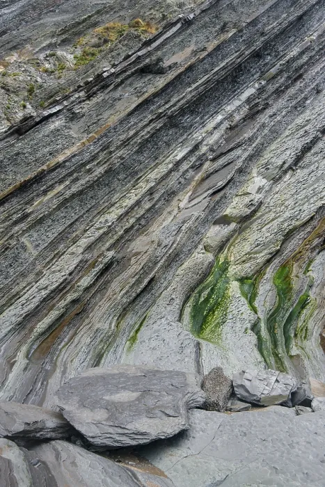 Framed Print : Deba Flysch Coast Rock Layer Print, Spain Framed Print : Deba Flysch Coast Rock Layer Print, Spain