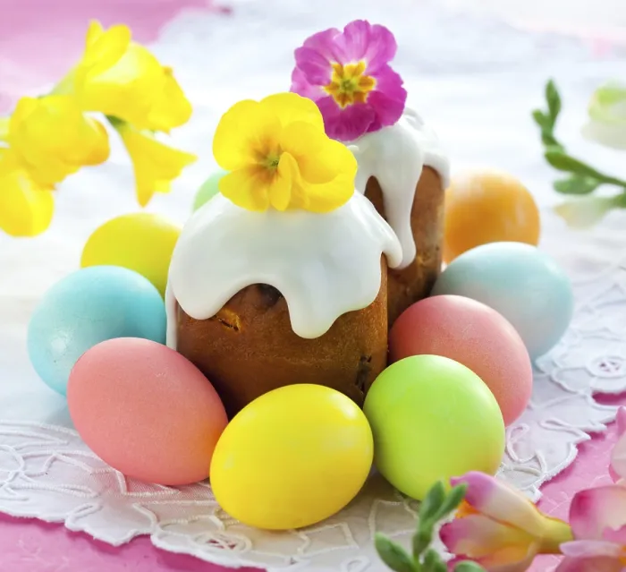 Framed Print : Easter Cake with Glaze Icing Print Framed Print : Easter Cake with Glaze Icing Print