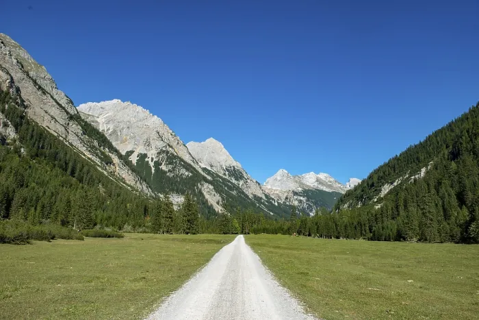 Framed Print : Karwendel Valley Forest Path Print, Tyrol, Austria Framed Print : Karwendel Valley Forest Path Print, Tyrol, Austria