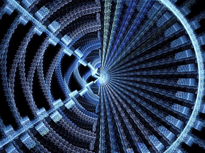 Framed Print : Fractal Disc Print - Abstract Computer-Generated Image Framed Print : Fractal Disc Print - Abstract Computer-Generated Image
