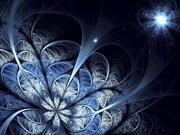 Framed Print : Fractal Flower Print - Celestial Bloom Framed Print : Fractal Flower Print - Celestial Bloom
