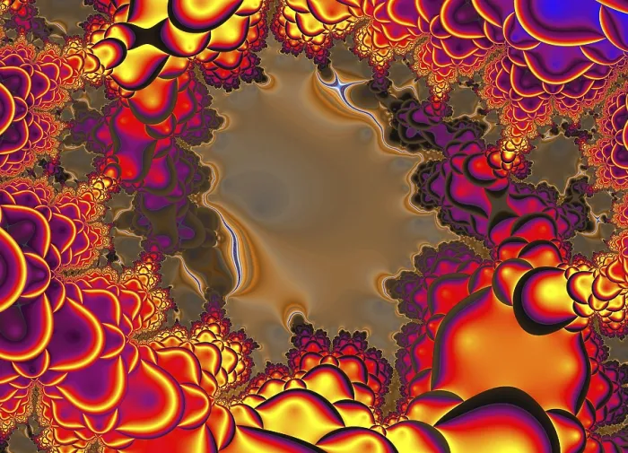 Framed Print : Fractal Graphics Print - Abstract Artwork Framed Print : Fractal Graphics Print - Abstract Artwork