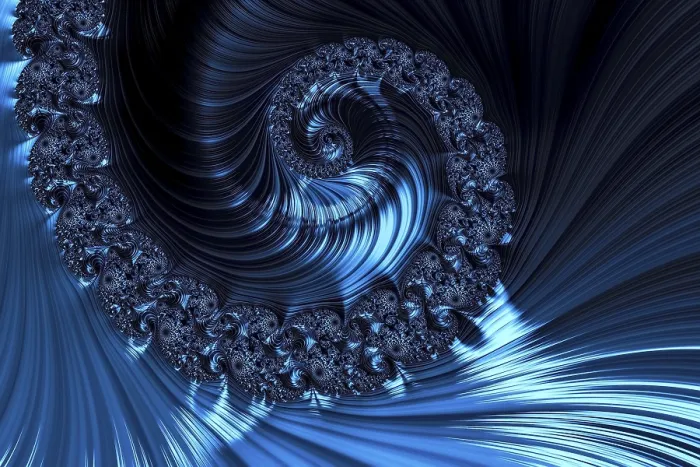 Framed Print : Fractal Spiral Print - Abstract Artwork Framed Print : Fractal Spiral Print - Abstract Artwork