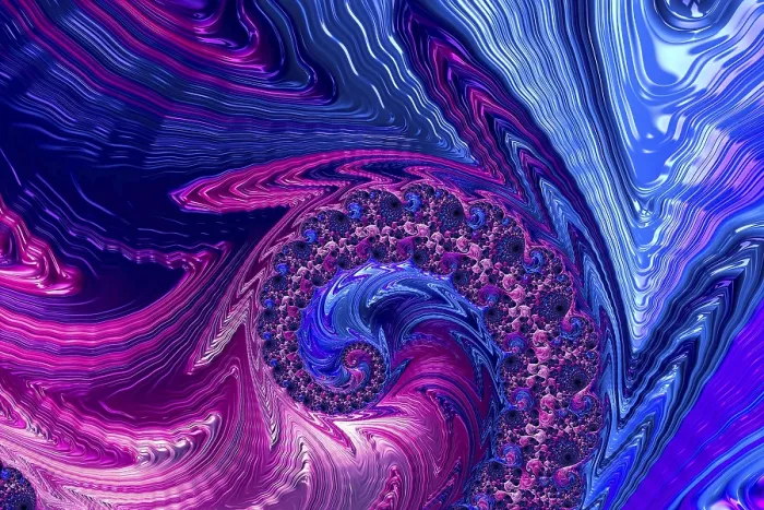 Framed Print : Digitally Generated Fractal Spiral Print Framed Print : Digitally Generated Fractal Spiral Print