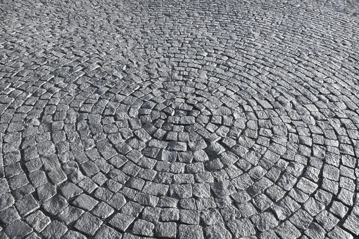 Framed Print : Fragment of a pavement in the form of a circle Print Framed Print : Fragment of a pavement in the form of a circle Print