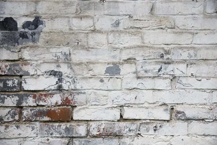 Framed Print : Whitewashed Brick Wall Print Framed Print : Whitewashed Brick Wall Print
