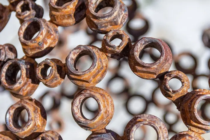 Framed Print : Rusty Screw Nut Print - Industrial Background Framed Print : Rusty Screw Nut Print - Industrial Background