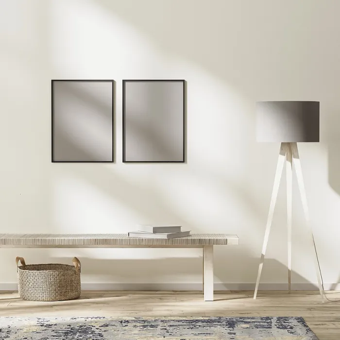 Framed Print : Modern Living Interior Print Framed Print : Modern Living Interior Print