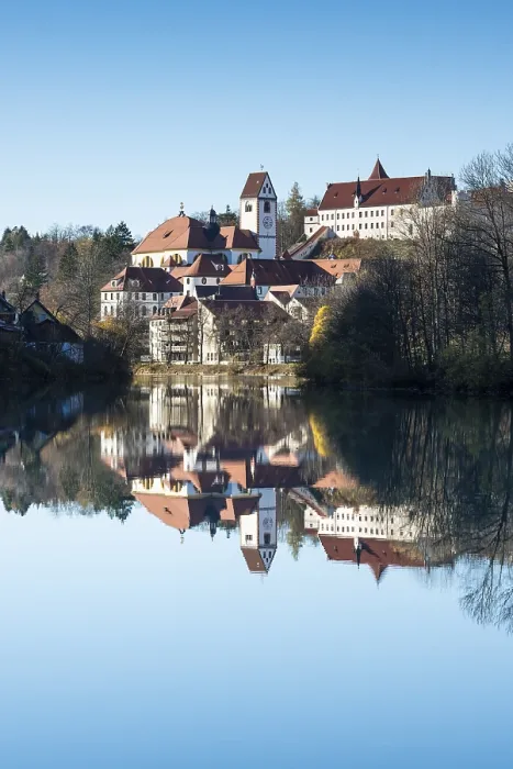 Framed Print : The former Franciscan Monastery of St. Mang Print, Fuessen, Bavaria Framed Print : The former Franciscan Monastery of St. Mang Print, Fuessen, Bavaria