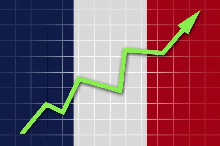 Framed Print : The French Flag and Arrow Graph Print Framed Print : The French Flag and Arrow Graph Print