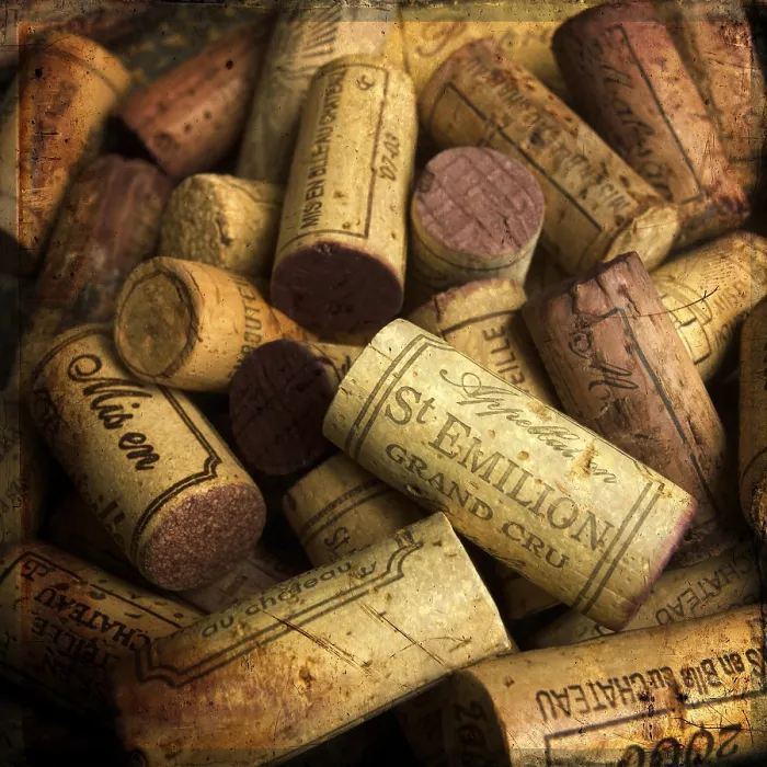 Framed Print : French Wine Corks Print Framed Print : French Wine Corks Print