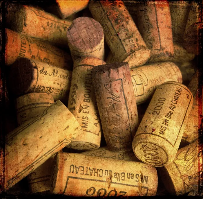 Framed Print : French Wine Corks Print Framed Print : French Wine Corks Print