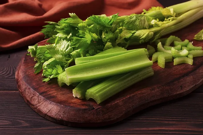 Framed Print : Dark Background Celery Print, Top View Framed Print : Dark Background Celery Print, Top View