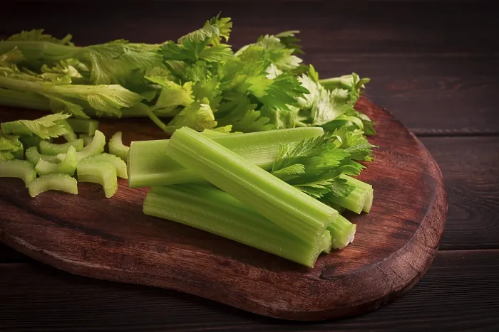 Framed Print : Dark Background Fresh Celery Print