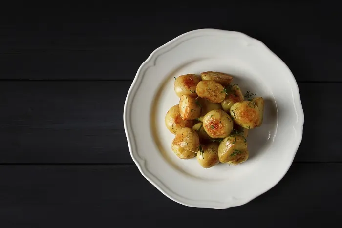 Framed Print : Fresh Cooked New Potatoes Print Framed Print : Fresh Cooked New Potatoes Print