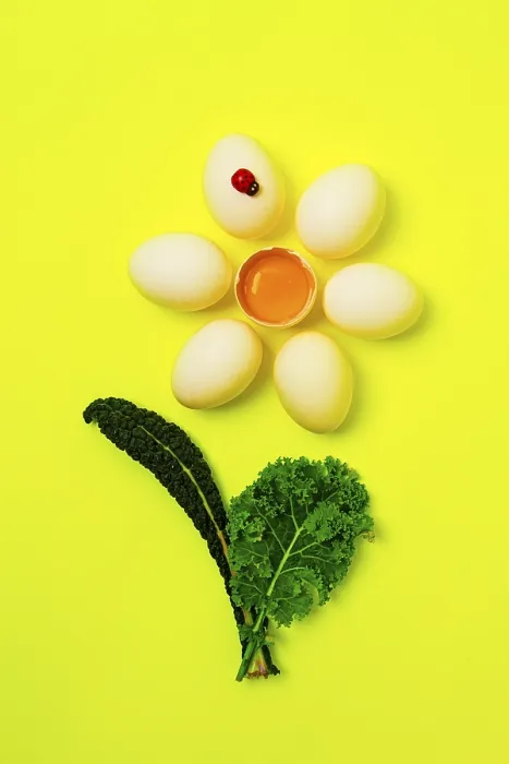 Framed Print : Fresh Eggs Print - Yellow Background Framed Print : Fresh Eggs Print - Yellow Background