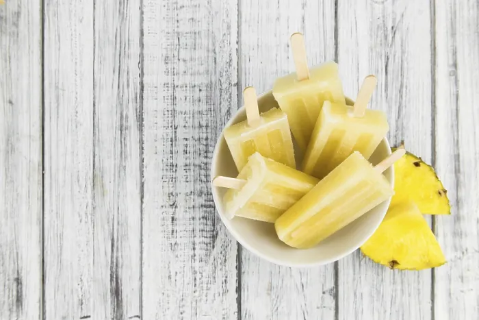 Framed Print : Fresh Made Pineapple Popsicle Print Framed Print : Fresh Made Pineapple Popsicle Print