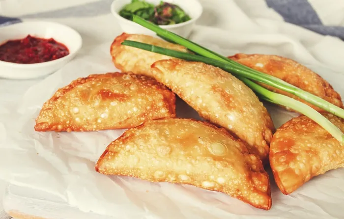 Framed Print : Fried Chebureks Print, Close-up Framed Print : Fried Chebureks Print, Close-up