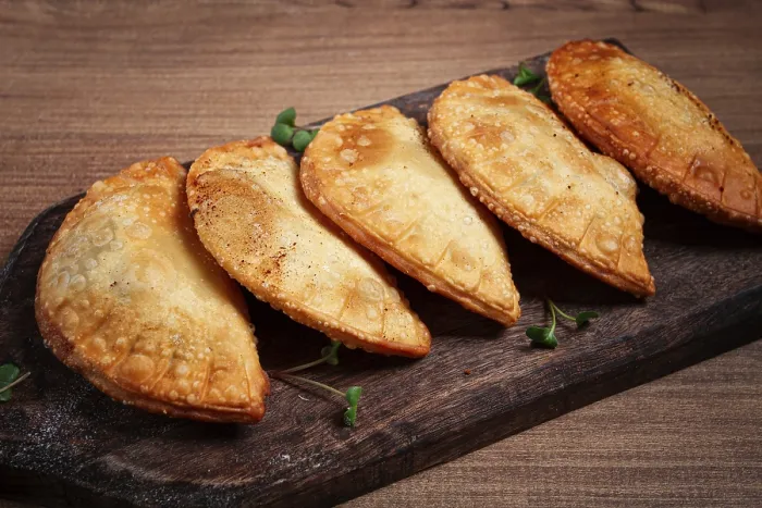 Framed Print : Deep-Fried Mini Chebureks Print Framed Print : Deep-Fried Mini Chebureks Print