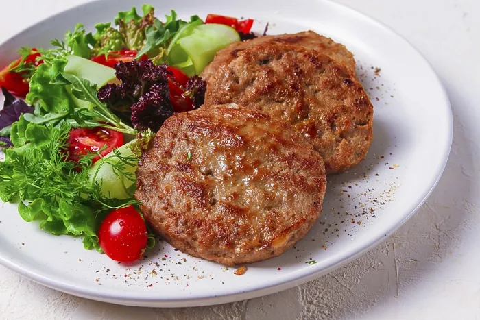 Framed Print : Fried Cutlets, Turkey with Vegetable Salad Print Framed Print : Fried Cutlets, Turkey with Vegetable Salad Print