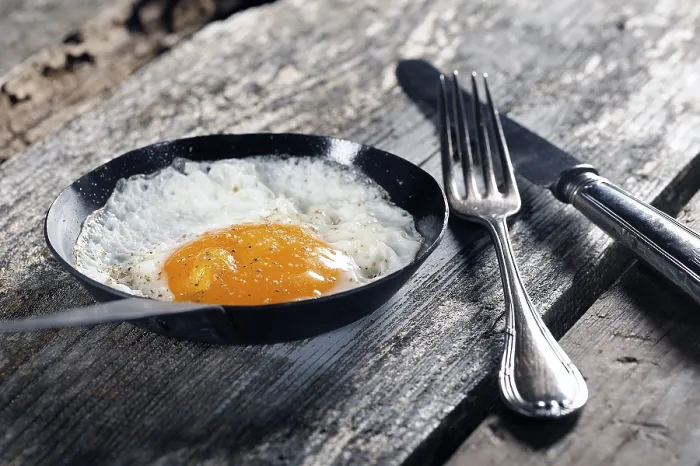Framed Print : Fried Egg Print, Pan-Fried Breakfast Framed Print : Fried Egg Print, Pan-Fried Breakfast