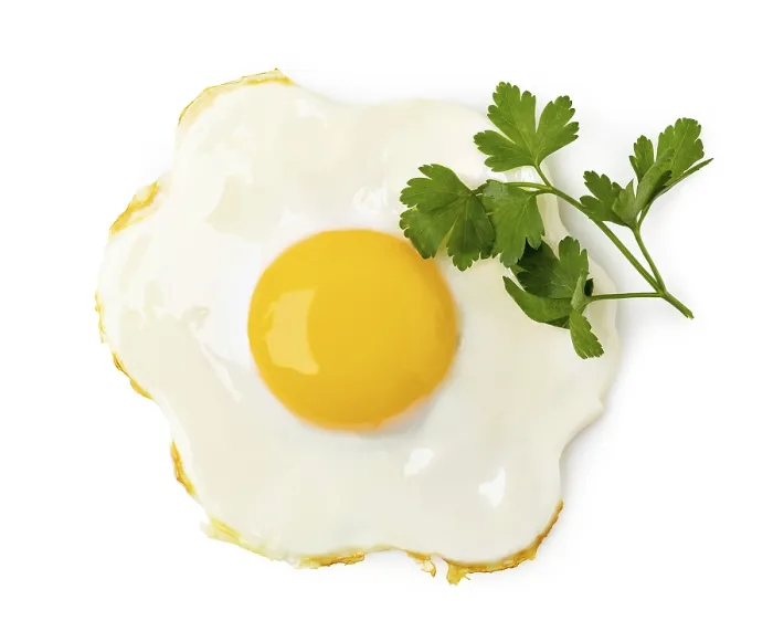 Framed Print : Fried Egg Print on White Background Framed Print : Fried Egg Print on White Background