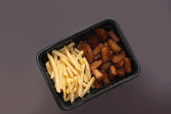 Framed Print : Fried Potatoes and Chips Print Framed Print : Fried Potatoes and Chips Print