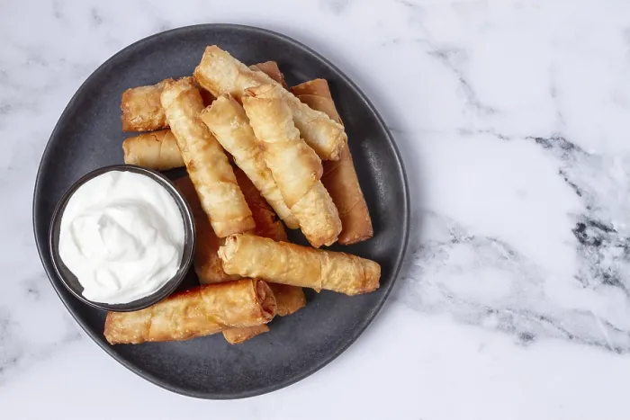 Framed Print : Fried Spring Rolls with Cheese Print Framed Print : Fried Spring Rolls with Cheese Print