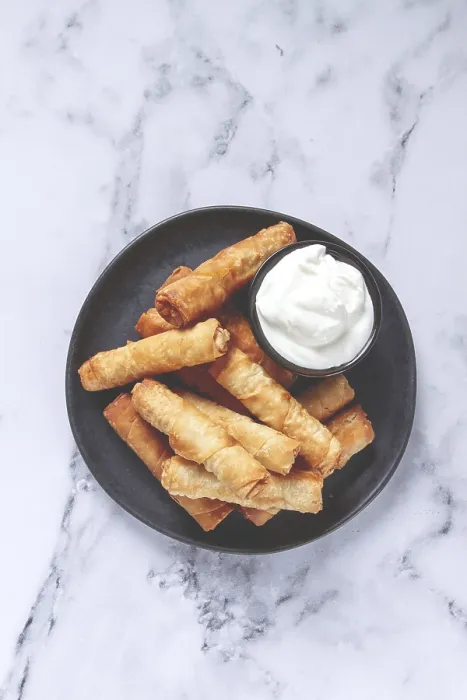 Framed Print : Fried Spring Rolls with Cheese Print Framed Print : Fried Spring Rolls with Cheese Print