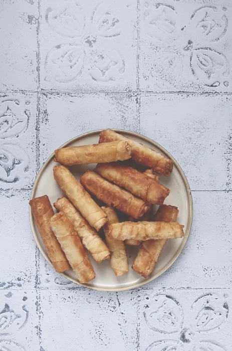 Framed Print : Fried Spring Rolls with Cheese Print Framed Print : Fried Spring Rolls with Cheese Print