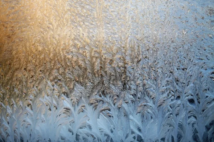 Framed Print : Frosty Natural Pattern Winter Window Print Framed Print : Frosty Natural Pattern Winter Window Print
