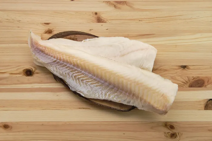 Framed Print : Frozen Fillet of Cod Print Framed Print : Frozen Fillet of Cod Print