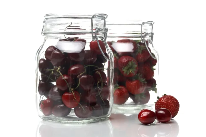 Framed Print : Fruit in Preserving Jar Print