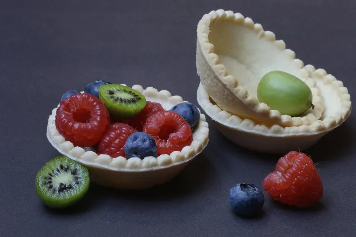 Framed Print : Fruit in Tartlet Base Print Framed Print : Fruit in Tartlet Base Print