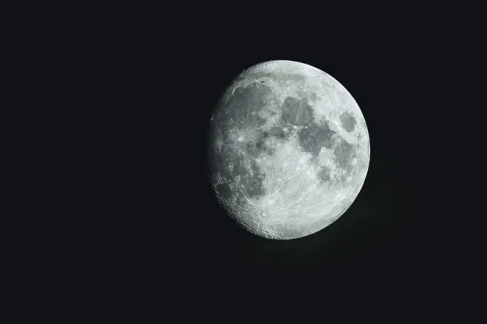 Framed Print : Fullmoon in the Black Sky Print, Devon, England