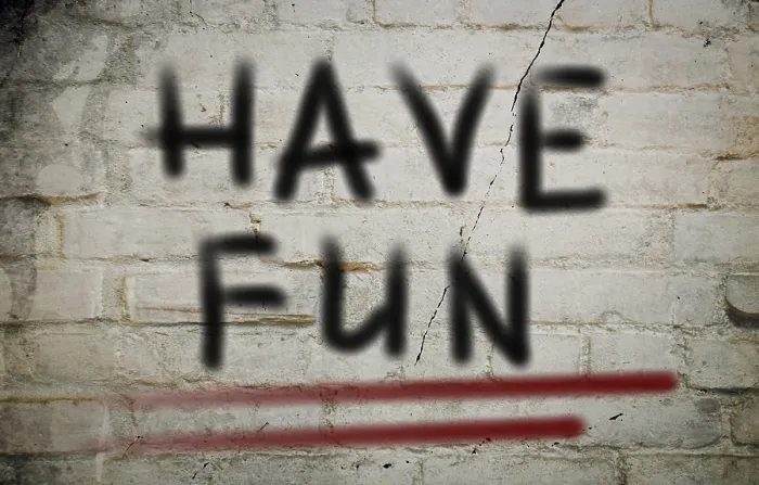 Framed Print : Have Fun Concept Print Artwork Framed Print : Have Fun Concept Print Artwork