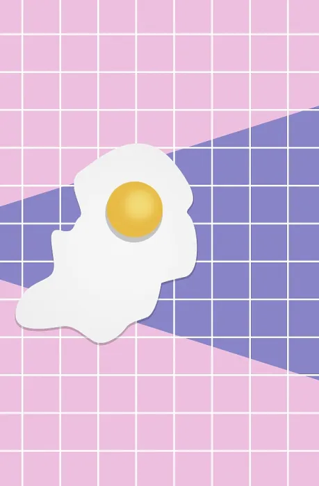 Framed Print : Funny Fried Eggs Pop Art Print Framed Print : Funny Fried Eggs Pop Art Print