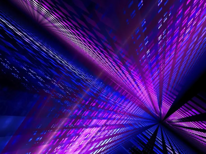 Framed Print : Future Technology Print - Neon Glowing Cityscape Framed Print : Future Technology Print - Neon Glowing Cityscape