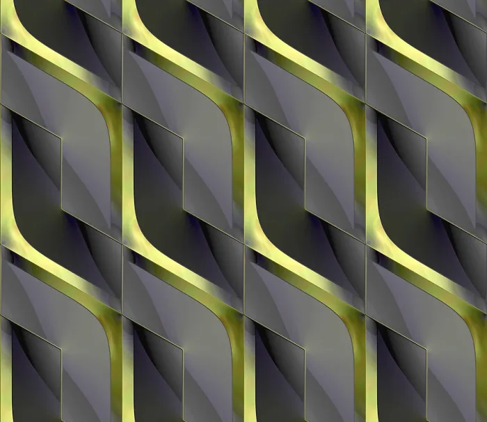 Framed Print : Futuristic 3D Print of Black and Green Angular Shapes Framed Print : Futuristic 3D Print of Black and Green Angular Shapes