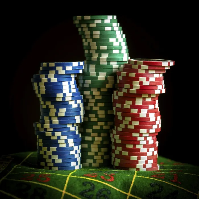 Framed Print : Gambling Chips Print on Black Background Framed Print : Gambling Chips Print on Black Background
