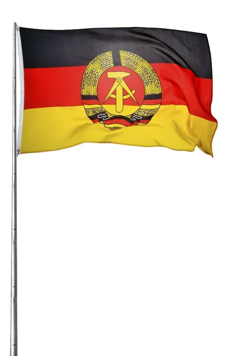 Framed Print : GDR Flag Flapping on a Flagpole Print Framed Print : GDR Flag Flapping on a Flagpole Print