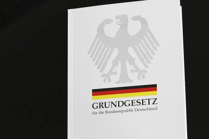 Framed Print : German Basic Law Print Framed Print : German Basic Law Print