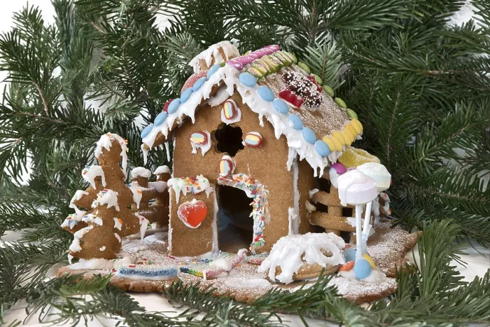 Framed Print : Gingerbread House Print Framed Print : Gingerbread House Print