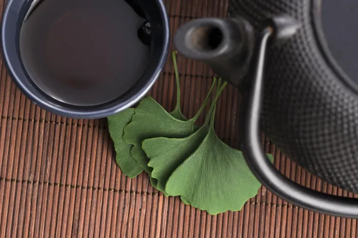 Framed Print : Ginkgo Tea Print Framed Print : Ginkgo Tea Print