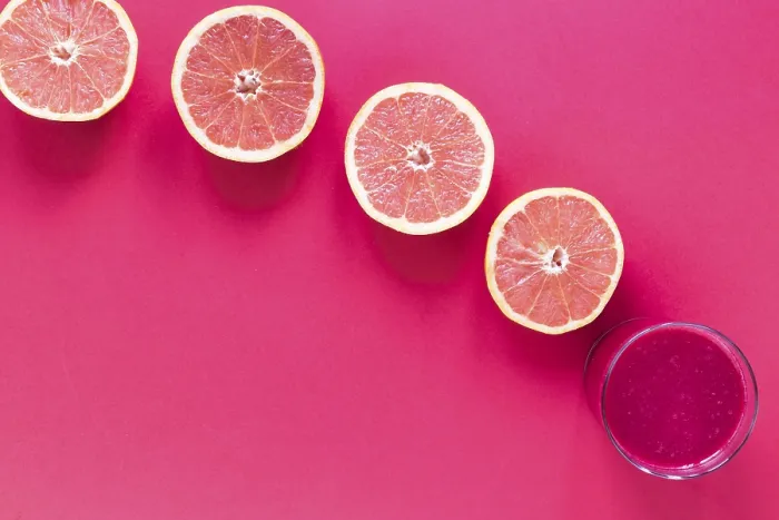 Framed Print : Glas with smoothie grapefruit Print Framed Print : Glas with smoothie grapefruit Print
