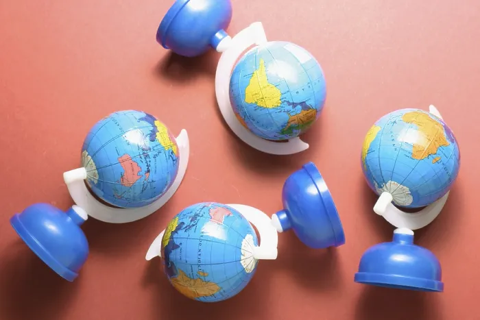 Framed Print : Globe Print - Detailed Spherical Map Framed Print : Globe Print - Detailed Spherical Map
